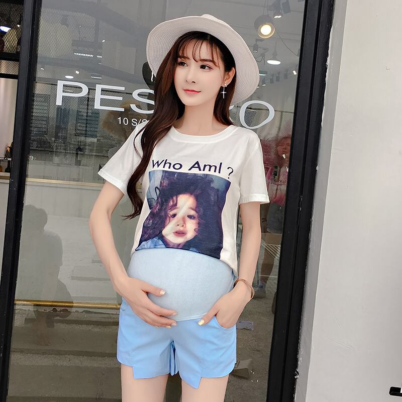 【新作】【送料無料】 4色ピュアカラーマタニティショーツ妊娠パンツゆったりフィット妊娠服伸縮性ウエストマタニティパンツ エラスティック ブルマー expec557551785718