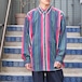 USA VINTAGE JOE’S CASUAL STRIPE PATTERNED BUTTON DOWN SHIRT/アメリカ古着ストライプ柄ボタンダウンシャツ