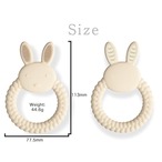 シリコン歯固め(うささんモチーフ)