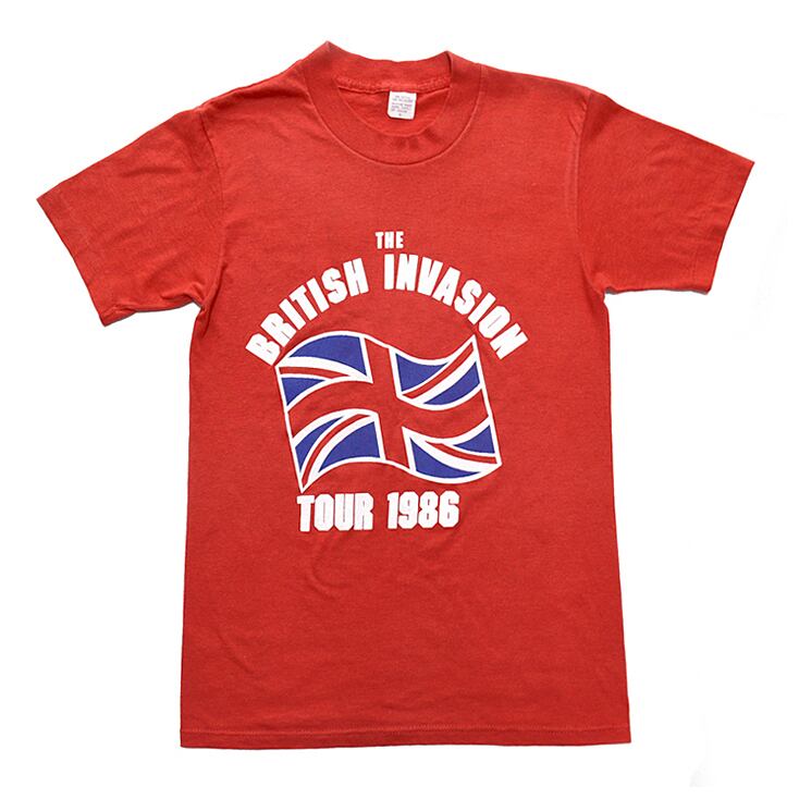 1986 BRITISH INVASION サーチャーズ ジェリー&ペースメイカーズ ヴィンテージTシャツ 【S】 @AAG1021