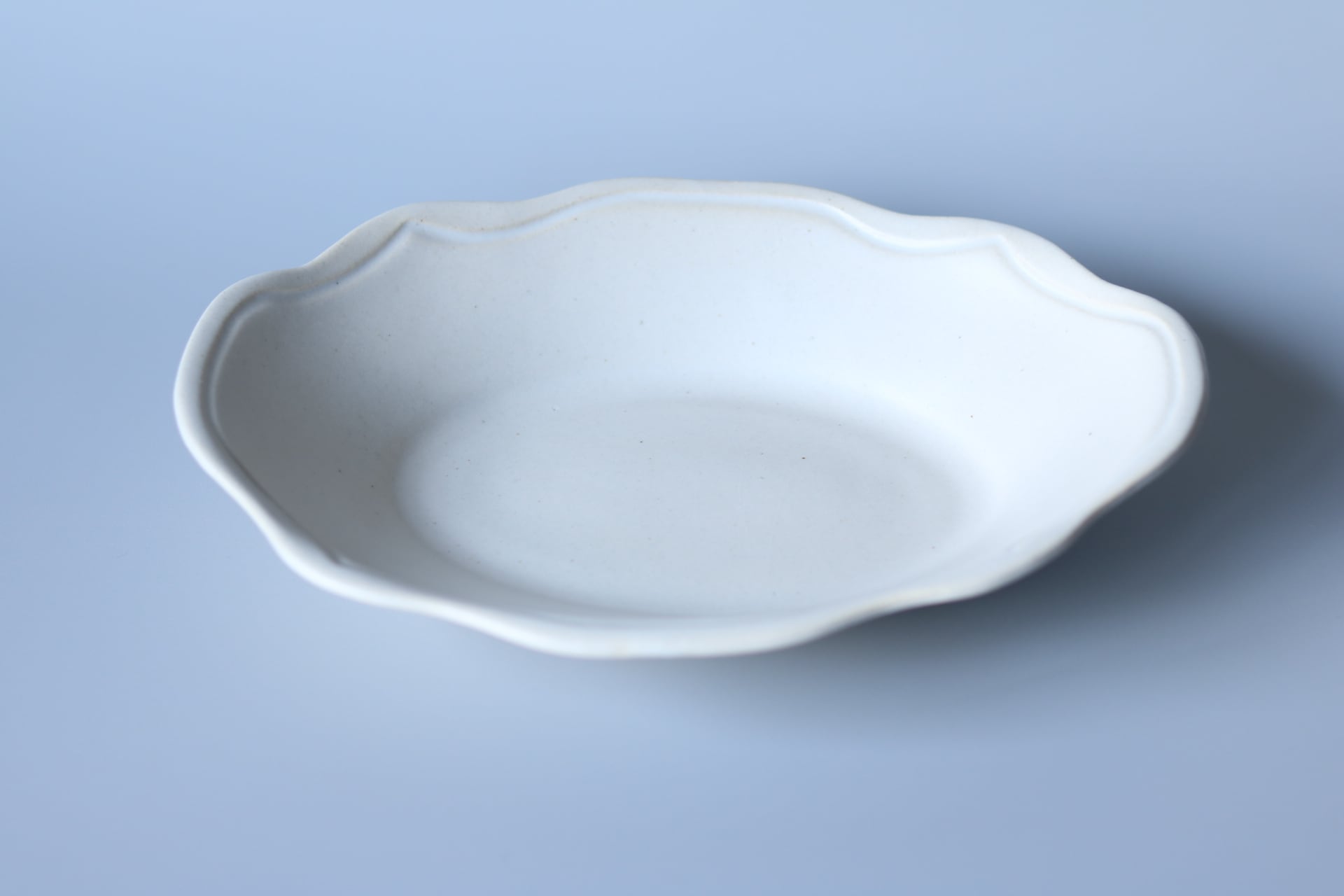 オーバル洋皿 大 白