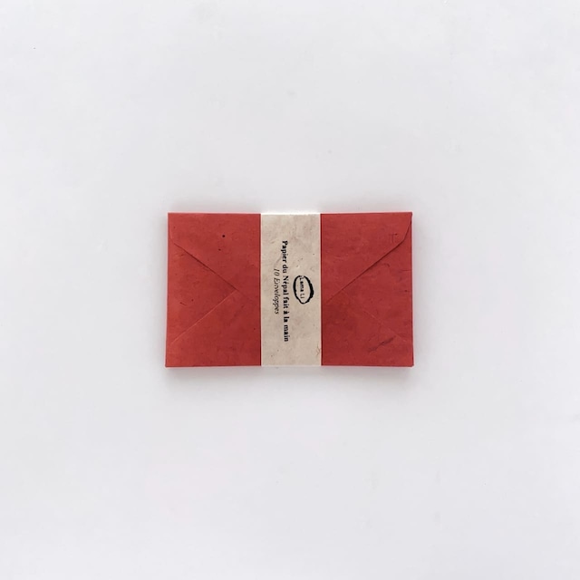 10 Mini Envelopes Framboises｜ミニ封筒