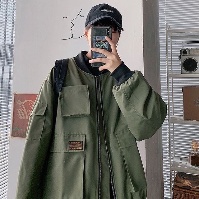 予約販売】ミリタリージャケット MA-1 ブルゾン アウター ショート丈 