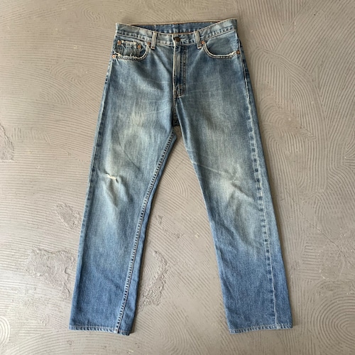 Levi's / Indigo blue denim pants (d)