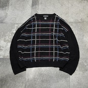 Craft & Barrow check chenille knit