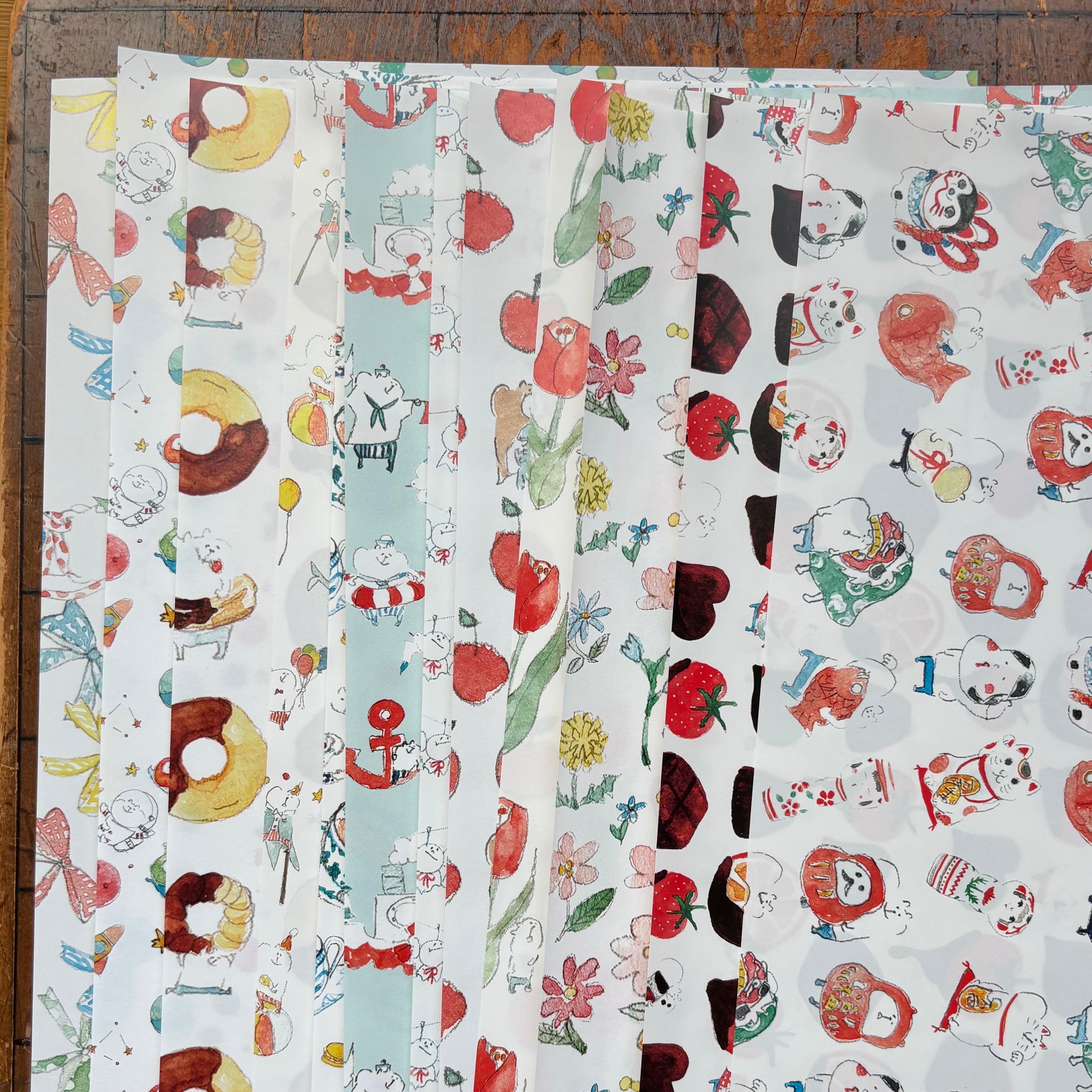 CS122025 spicaの庭/muuちゃんの12ヶ月デザインペーパーセット2025ver