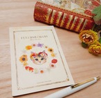 メモ パッド ねこ　「fleurs&chats〜book〜」猫  花  かわいい