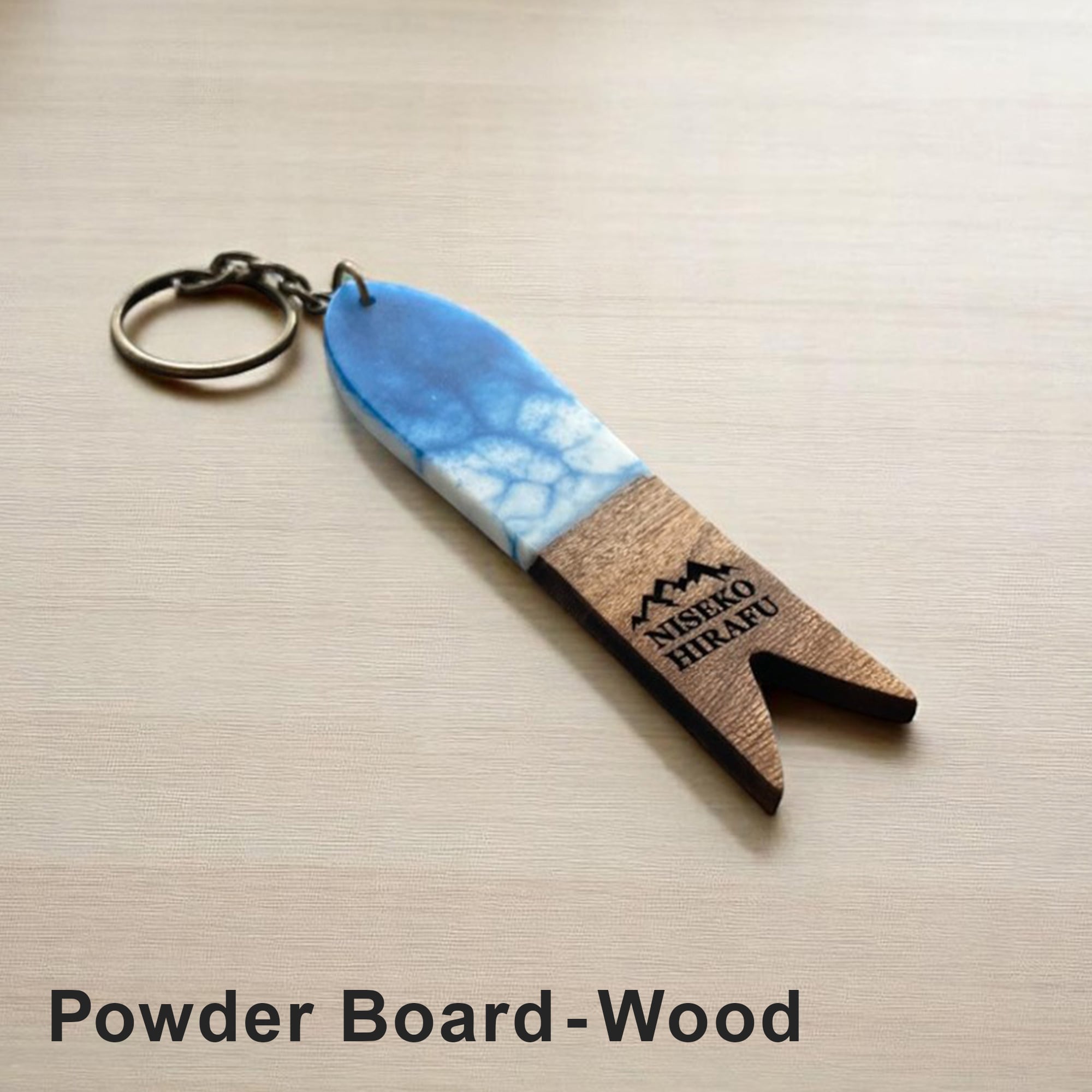 Niseko Resin key ring -ニセコレジンキーリング- | 8A GARAGE(ヤエイ