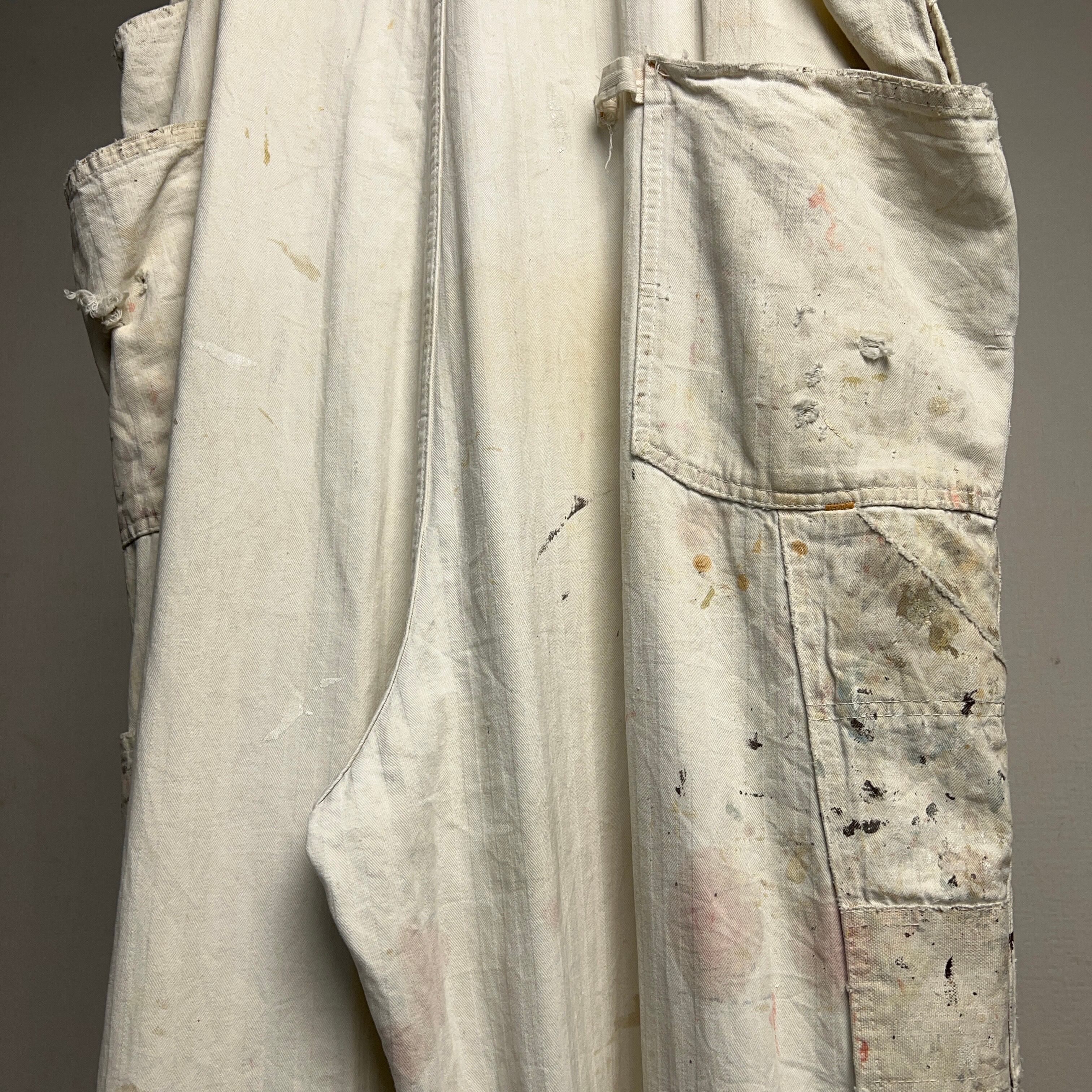 1950's BEN DAVIS HBT WHITE OVERALL 