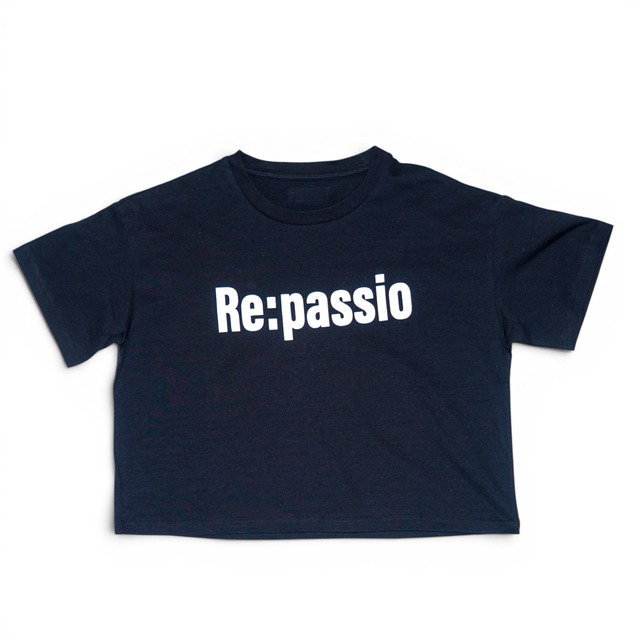 Re:Passio リパッシオ Cropped Tshirt クロップド Tシャツ ブラック Free size