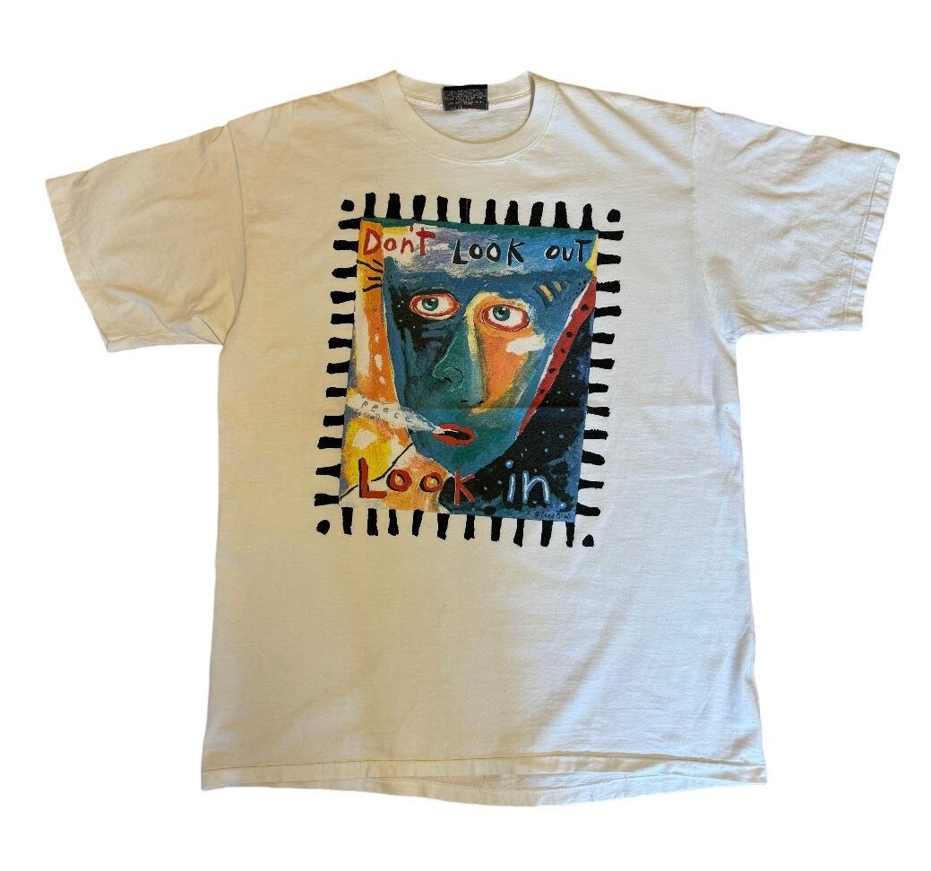90s Fred Babb ヴィンテージアートTシャツ ダリ エッシャー 90s Fred Babb ヴィンテージアートTシャツ ダリ エッシャー