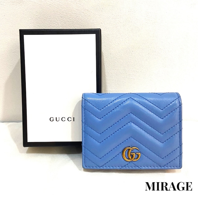 GUCCI グッチ ペールブルー 財布 名刺入れ カードケース | Brandshop