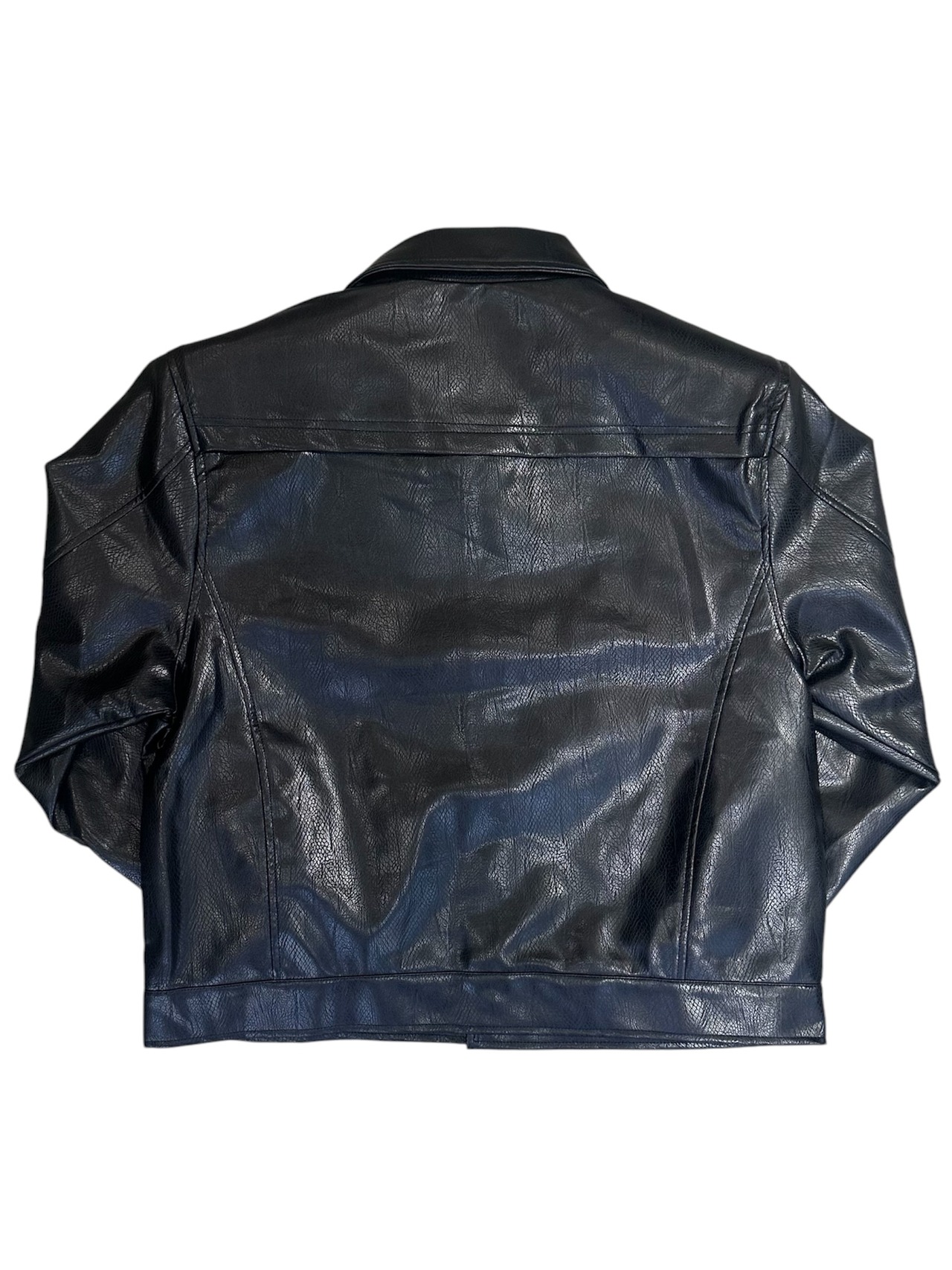 ALUDE SELECT】2zip design short pu leather jacket | 【ALUDE】韓国 