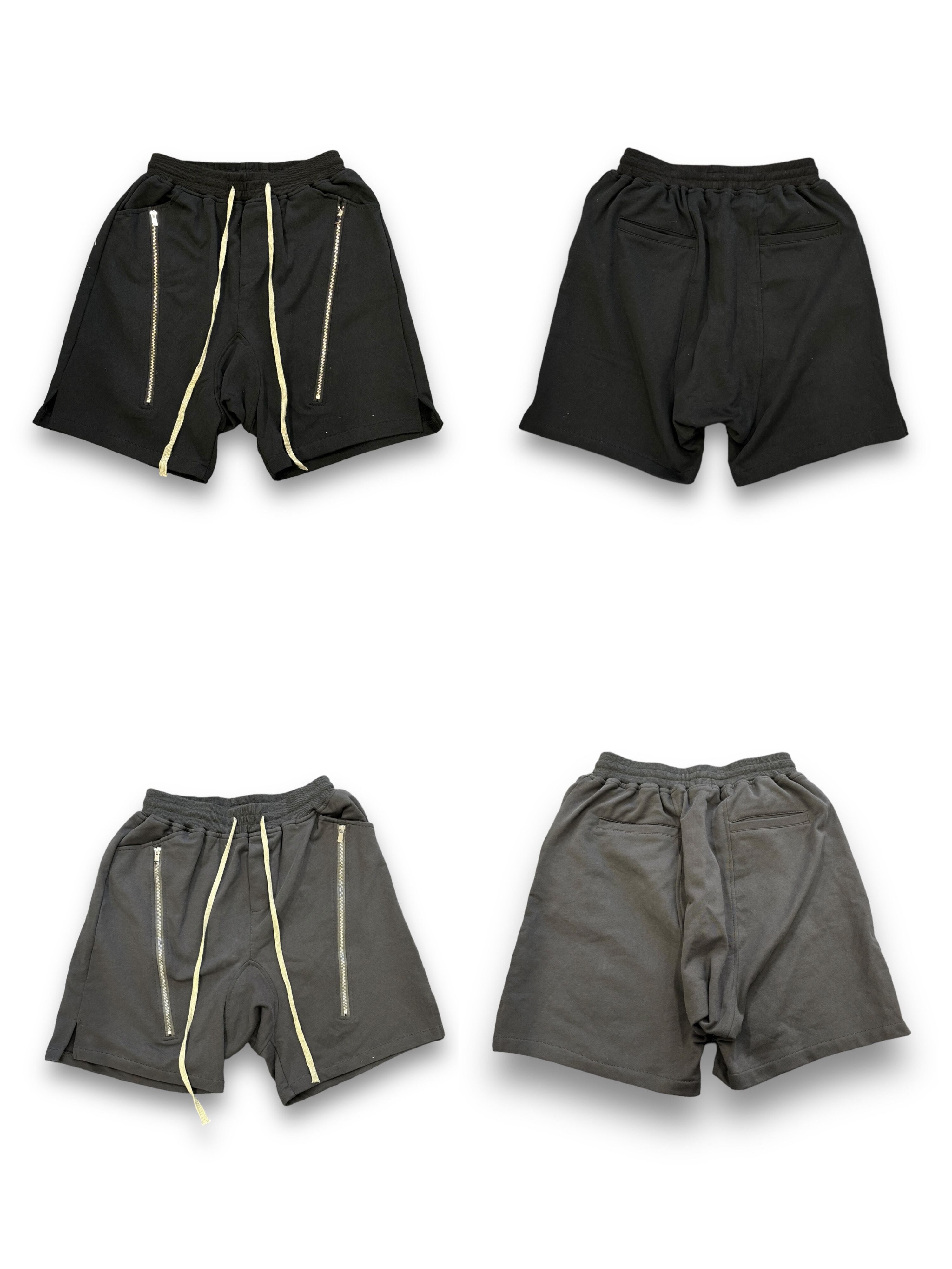 【PLANET STUDIO】long cord zip half pants(2colors)