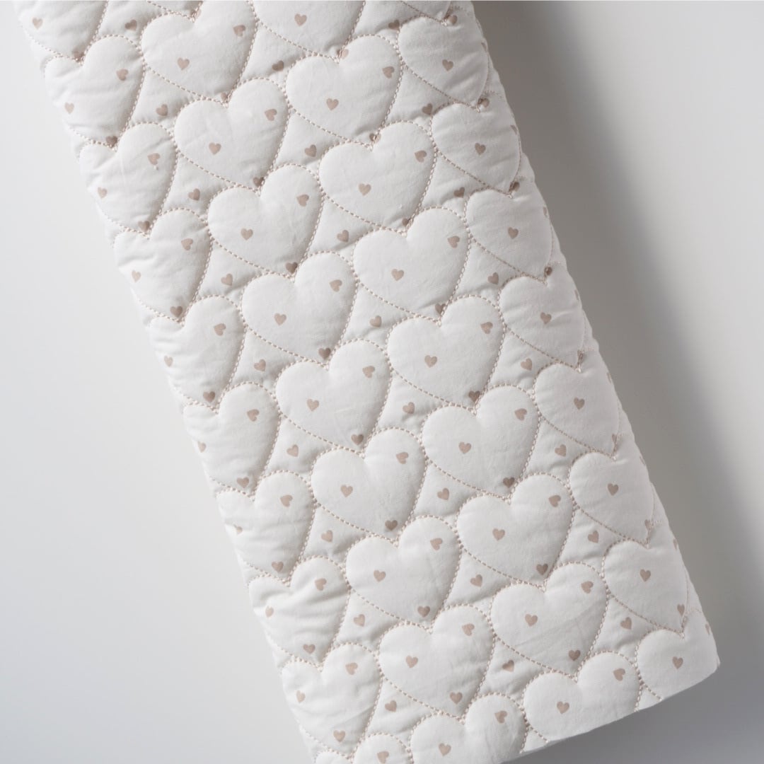 3mama♡様専用 3mamaハート刺繍×フリル×ハートキルティング 3mama