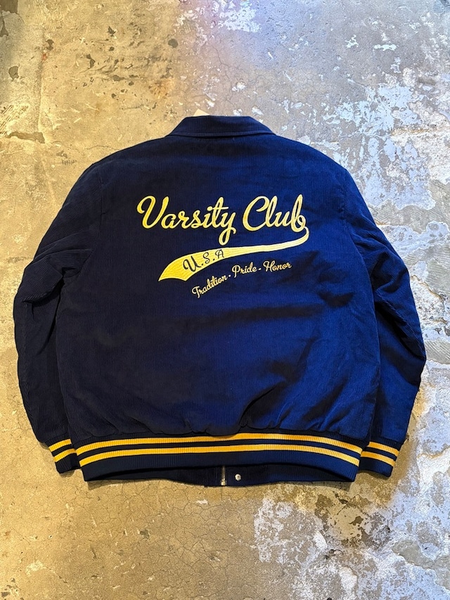 ALCARZA / CORDUROY CLUB JACKET / コーデュロイ / クラブジャケット / NAVY