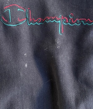 Vintage 80-90s Champion reverse weave sweatshirt -Black logo-