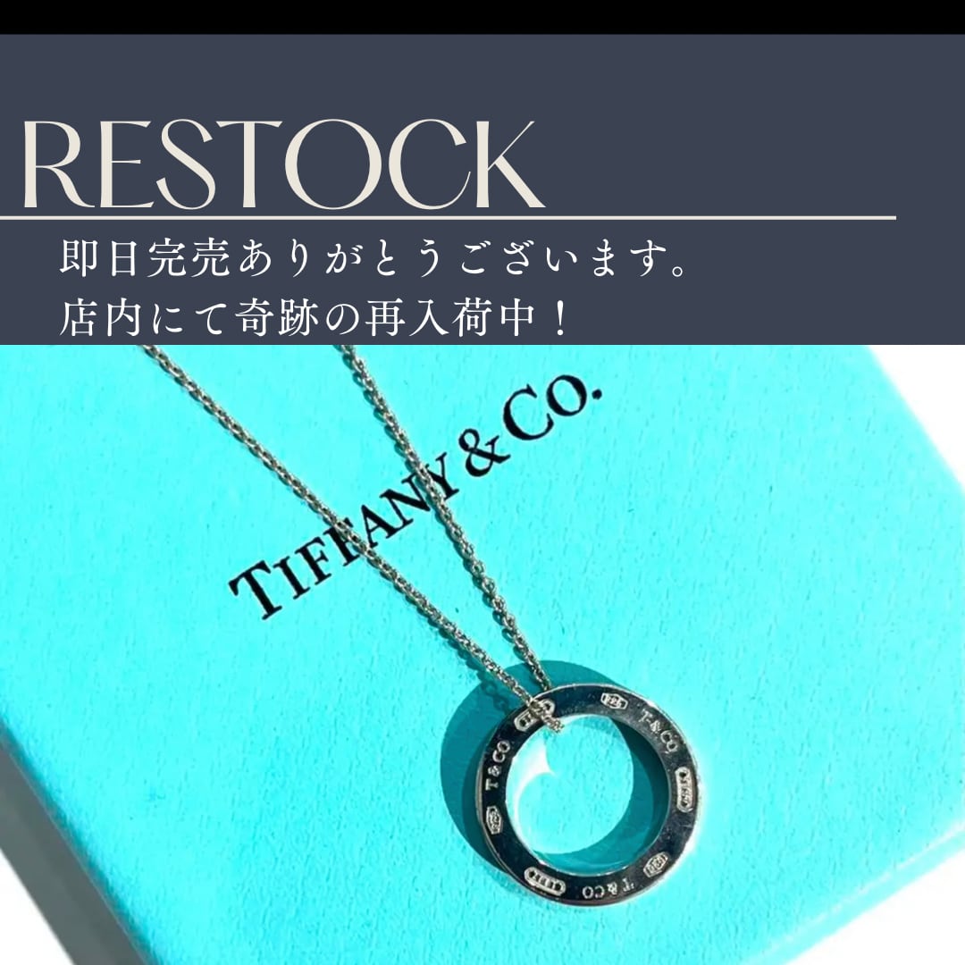 TIFFANY&CO.】1932 TIFFANY &CO サークルリングネックレスシルバー925