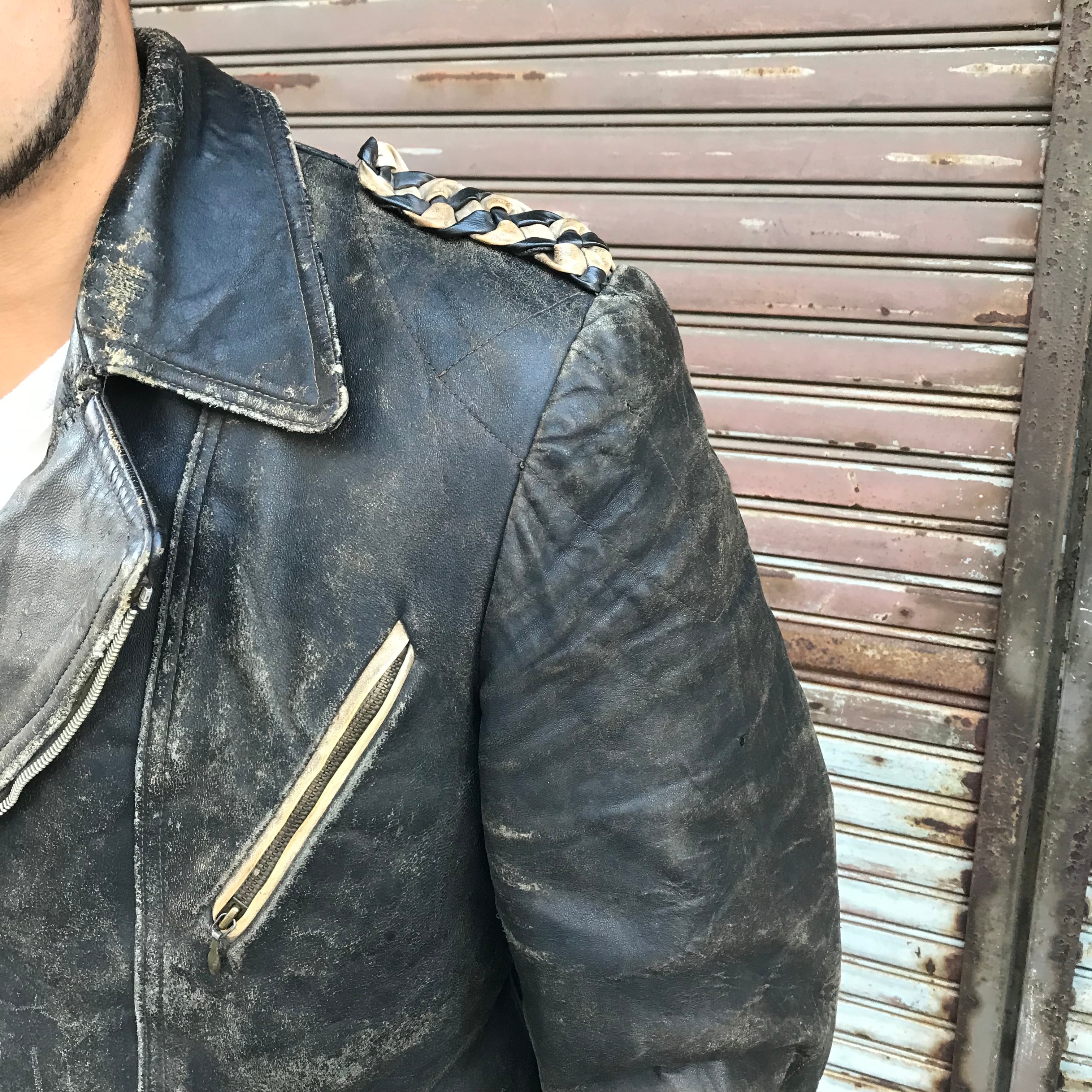 50s 60s ドイツヨーロッパビンテージレザージャケットモーター 50s 60s ドイツヨーロッパビンテージレザージャケットモーター