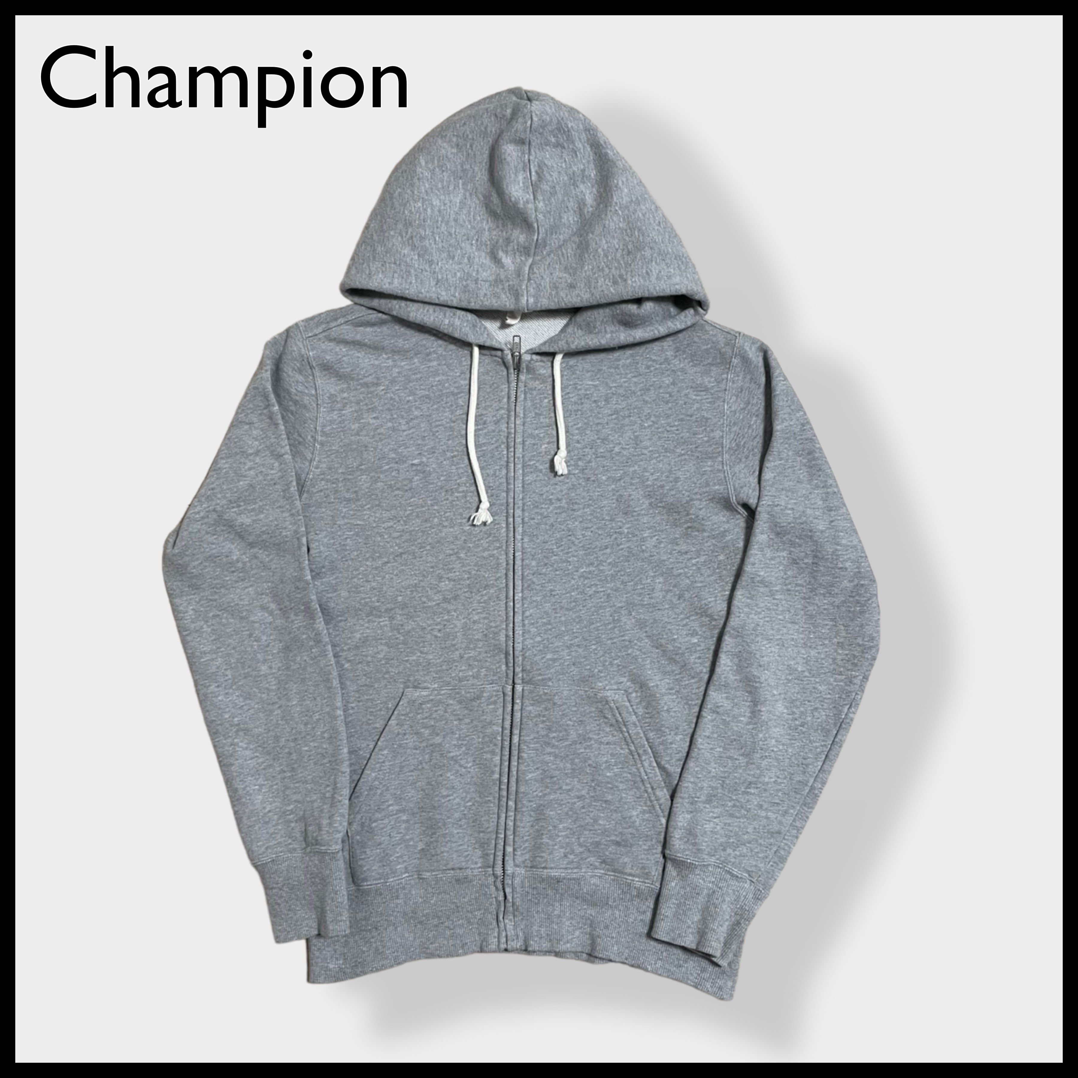 champion チャンピオン　メキシコ製　無地　スウェット　ジップ　パーカー