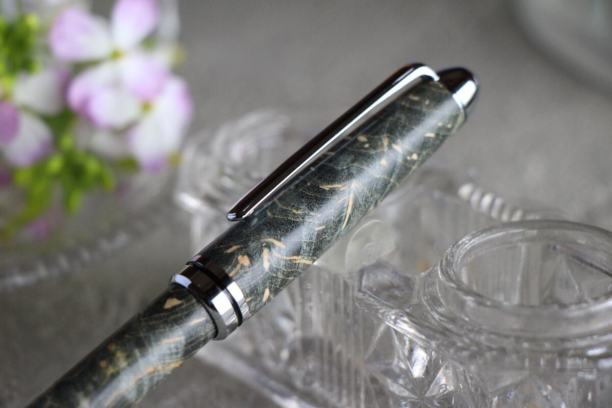ボナンペン スタビライズドウッド 濃青 瘤杢 （sota0716様専用】 ② 