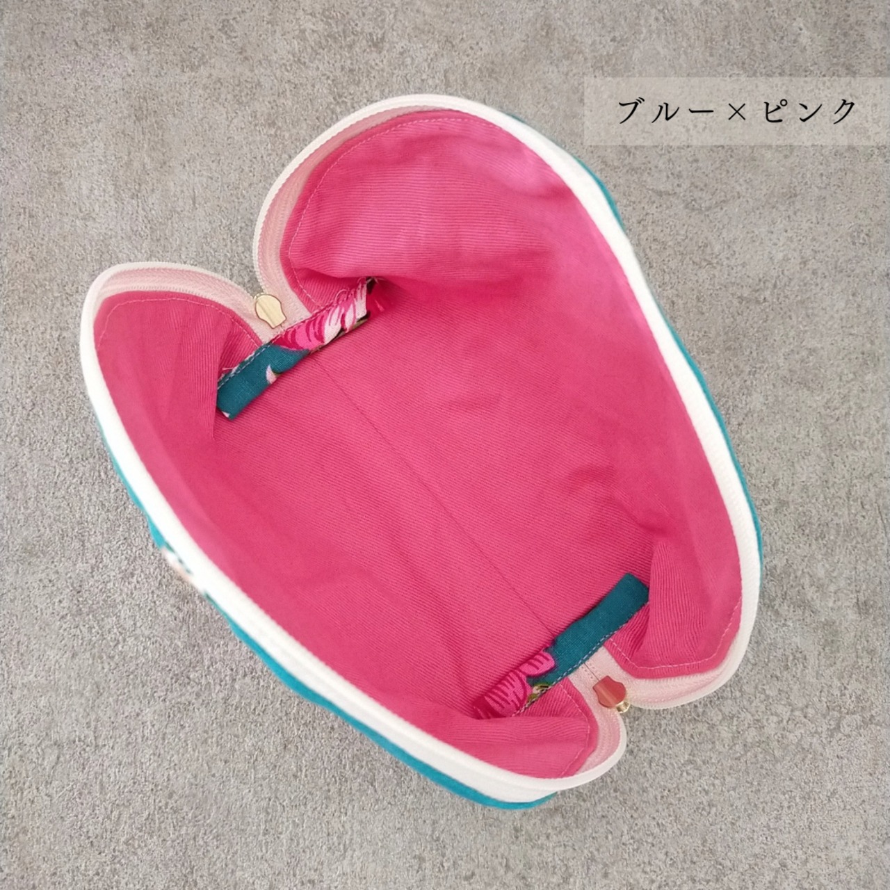 客家花布 ラウンドポーチ