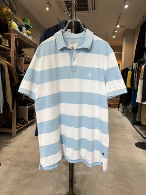 NAUTICA ボーダーポロシャツ
