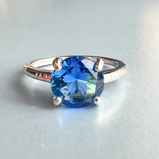 クリスマスコフレ2025 硝子の宝石 シミズ貴石×yuiaglass 【リング】