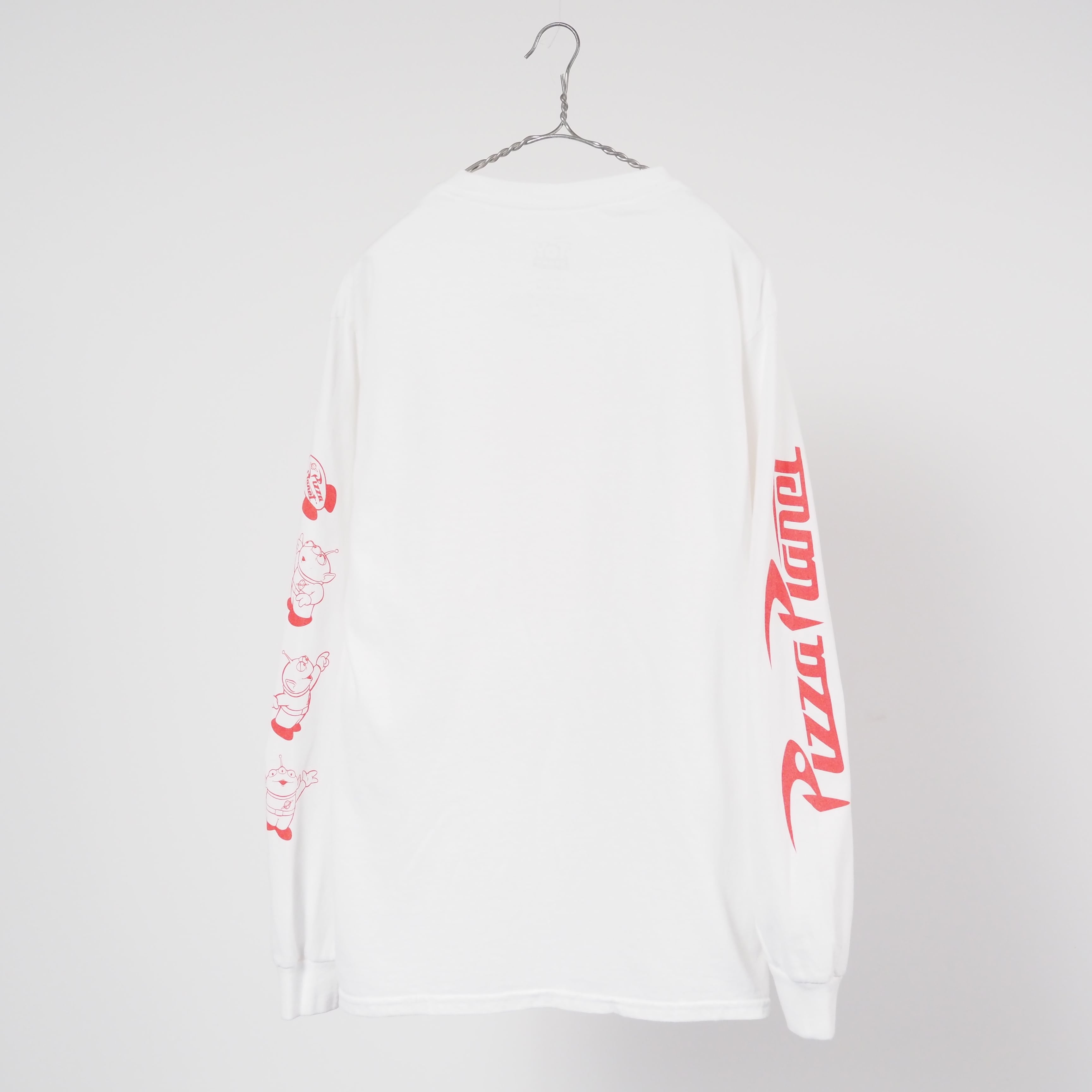 ピザプラネット Tシャツ Mサイズ TOYSTORY Pizza planet l/s t-shirt M /Disney トイストーリー ピザ