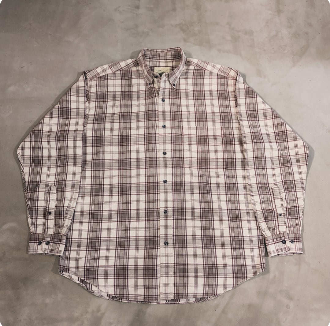 eddie bauer b/d check shirt 小岩店