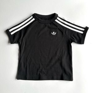 adidas originals Kids 3 Line T-Shirt【110-130cm】Black