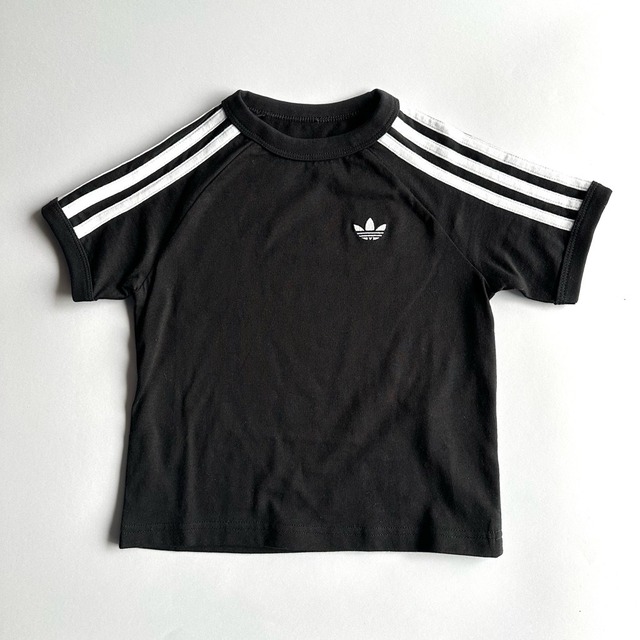 adidas originals Kids 3 Line T-Shirt【110-130cm】Black