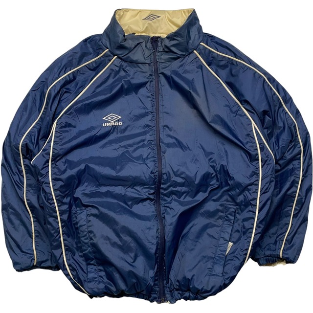 《M》UMBRO アンブロ 中綿ダウンジャケット リバーシブル 90年代 vintage no.4587