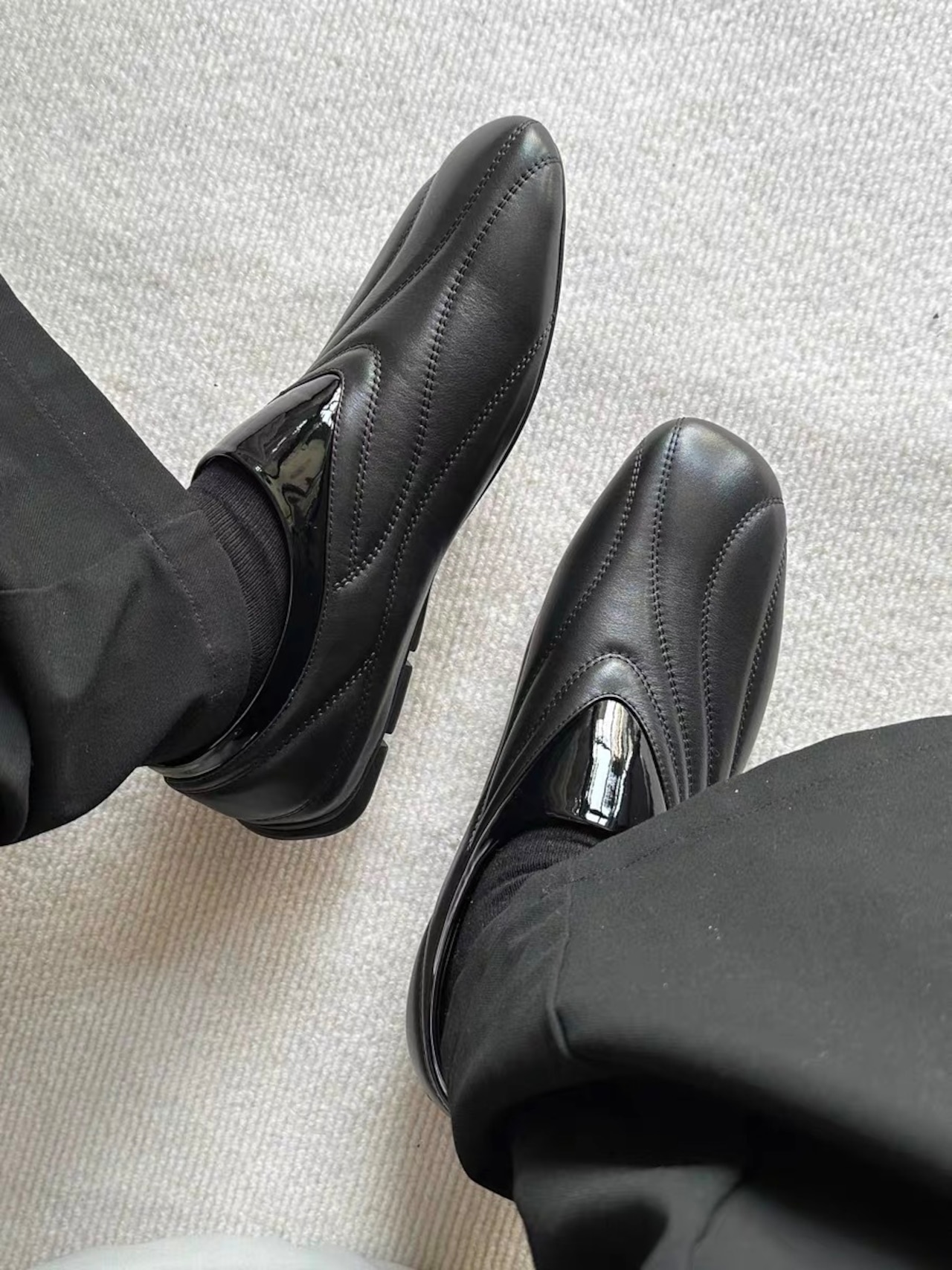 JCAESAR STUDIO Soft Leather Split Shoes