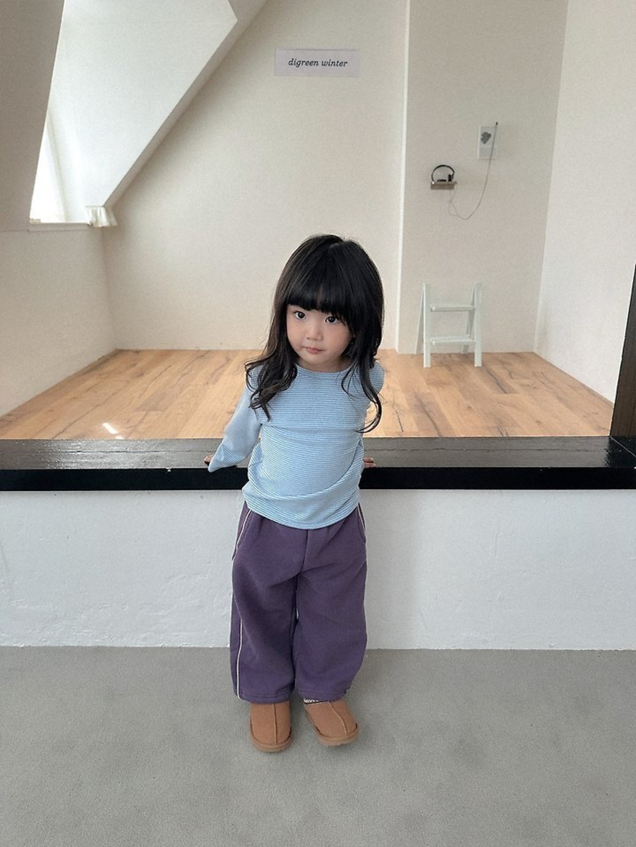 〖取寄〗韓国子供服 / 26winter / Digreen / キャンディストライプT / キッズ / 冬服 *S~2XL*