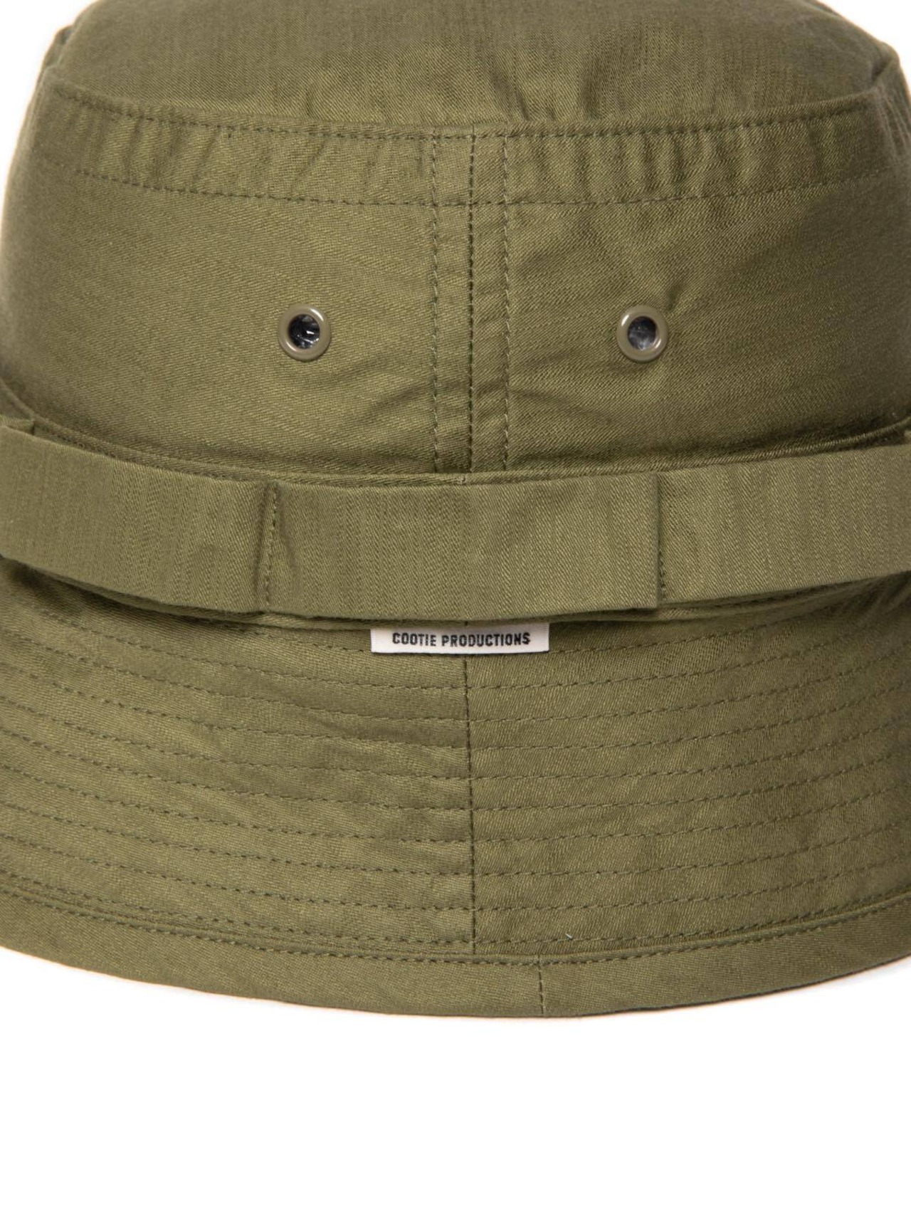 Back Satin Boonie Bucket Hat - Olive -