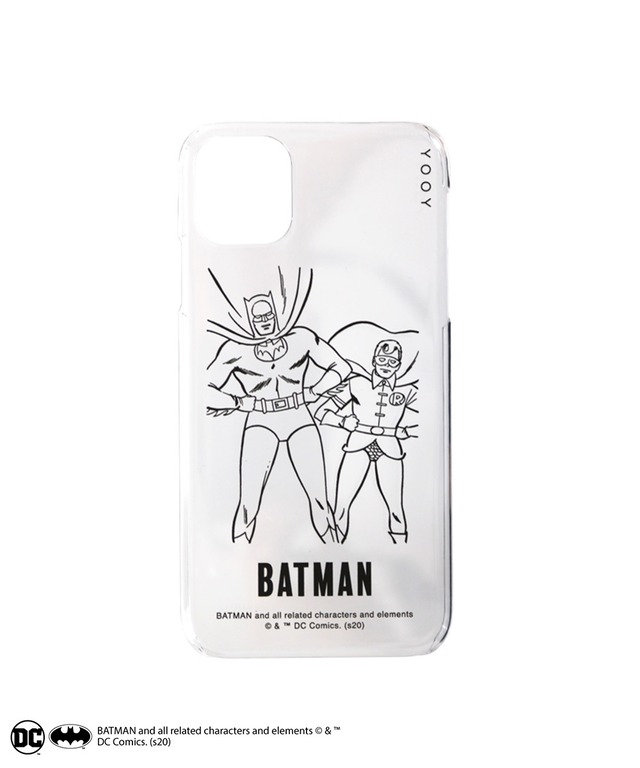 BATMAN / COLORLESS iPhone CASE W-BM021 C
