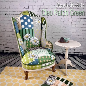 1/6 ドール チェア【Cleo Patch Green・クレオ パッチ グリーン】