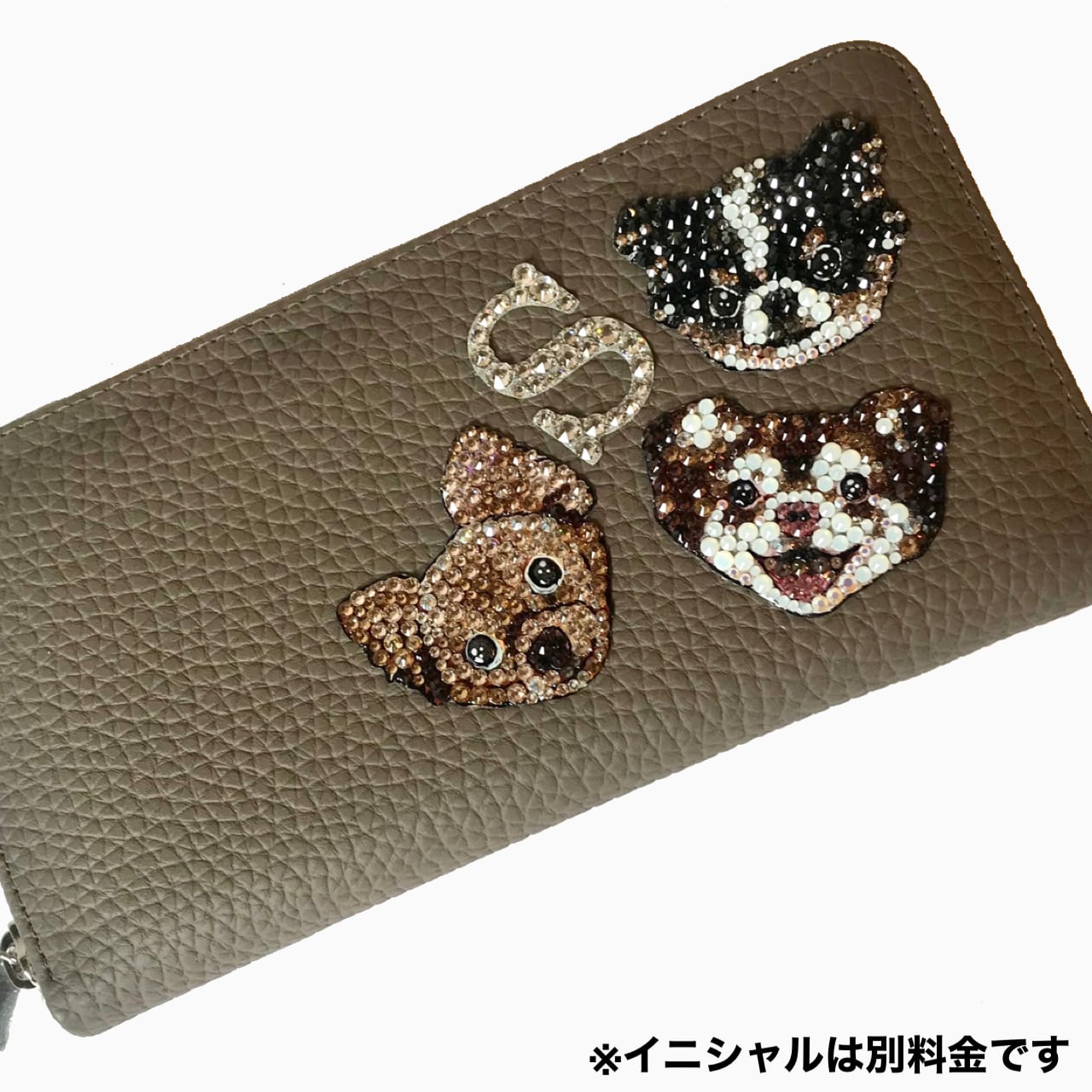 長財布〜フォトデコカスタマイズ 3匹入れ | ファッションアイテム通販