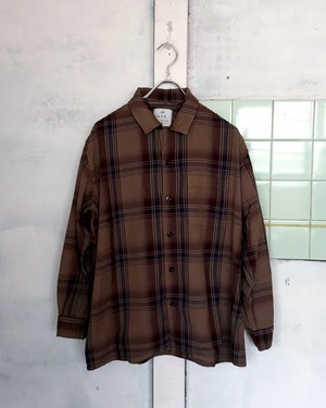 【HTS WOMEN】CHECK ONE-UP SHIRT