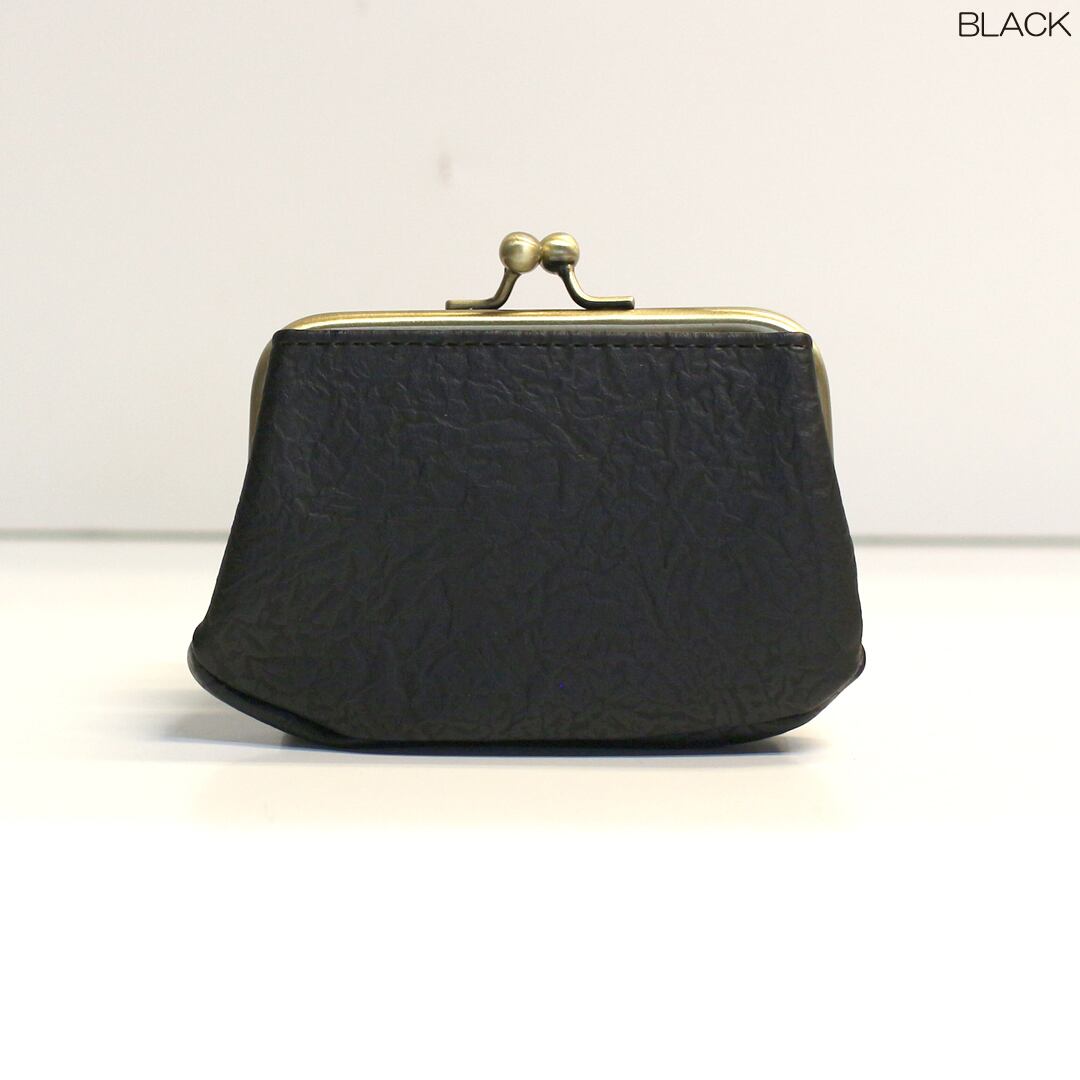 しわ合成皮革がま口コインポーチ [11-2118] | propellerheads official