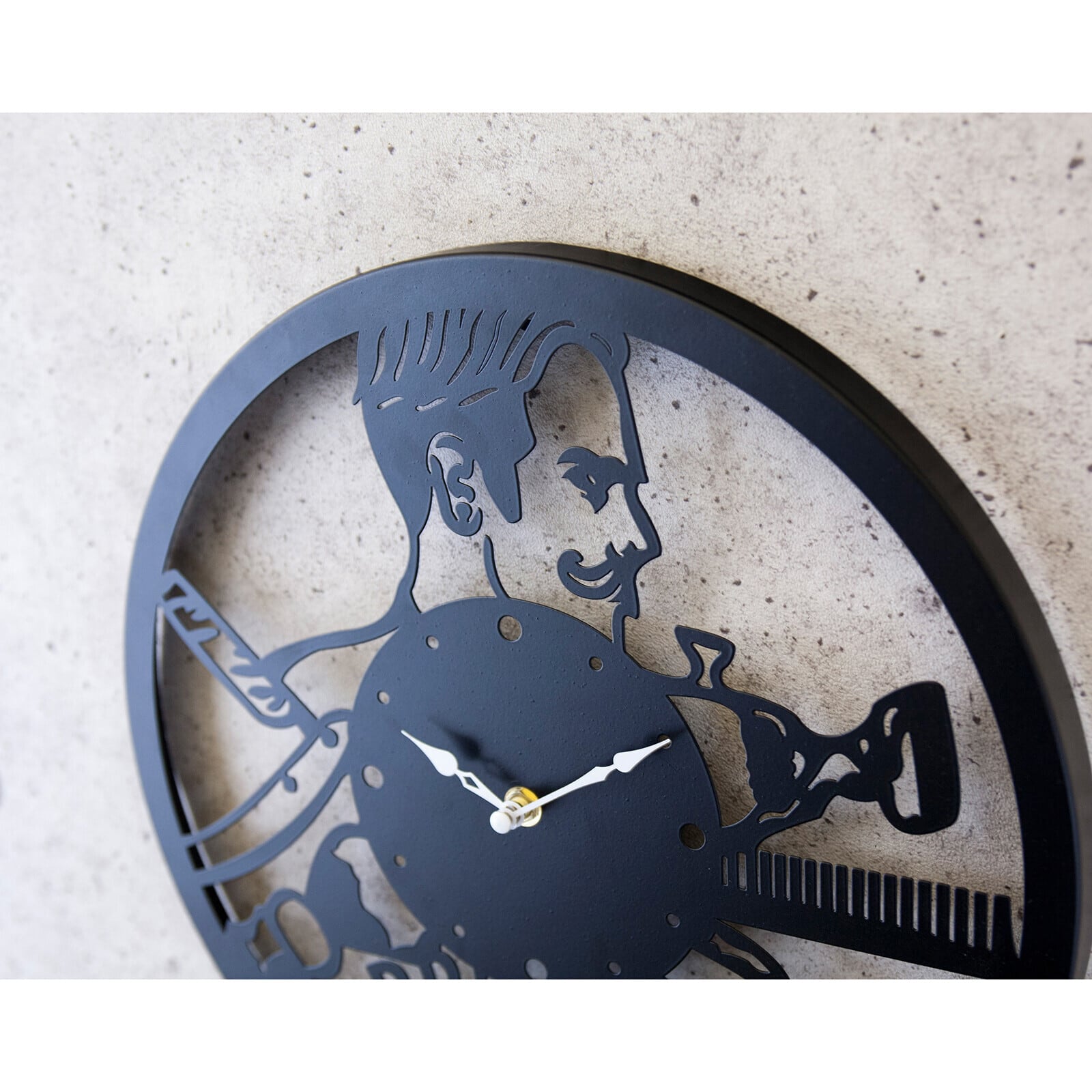 メタルサインウォールクロックBARBER SHOP | 理容美容バーバー用品の