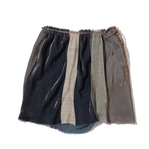 kolor (JP) patchwork  mini skirt