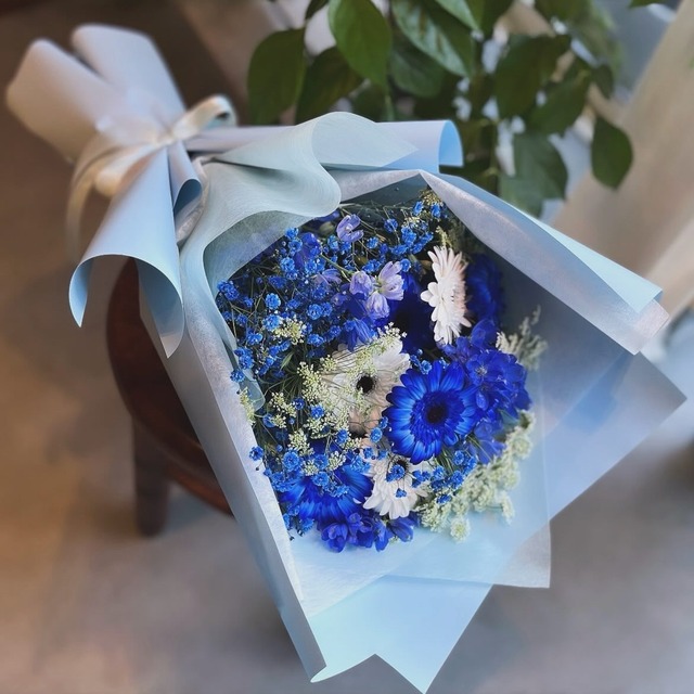 ∗∗∗∗∗青の花束∗∗∗∗∗  　生花 フラワーギフト プレゼント