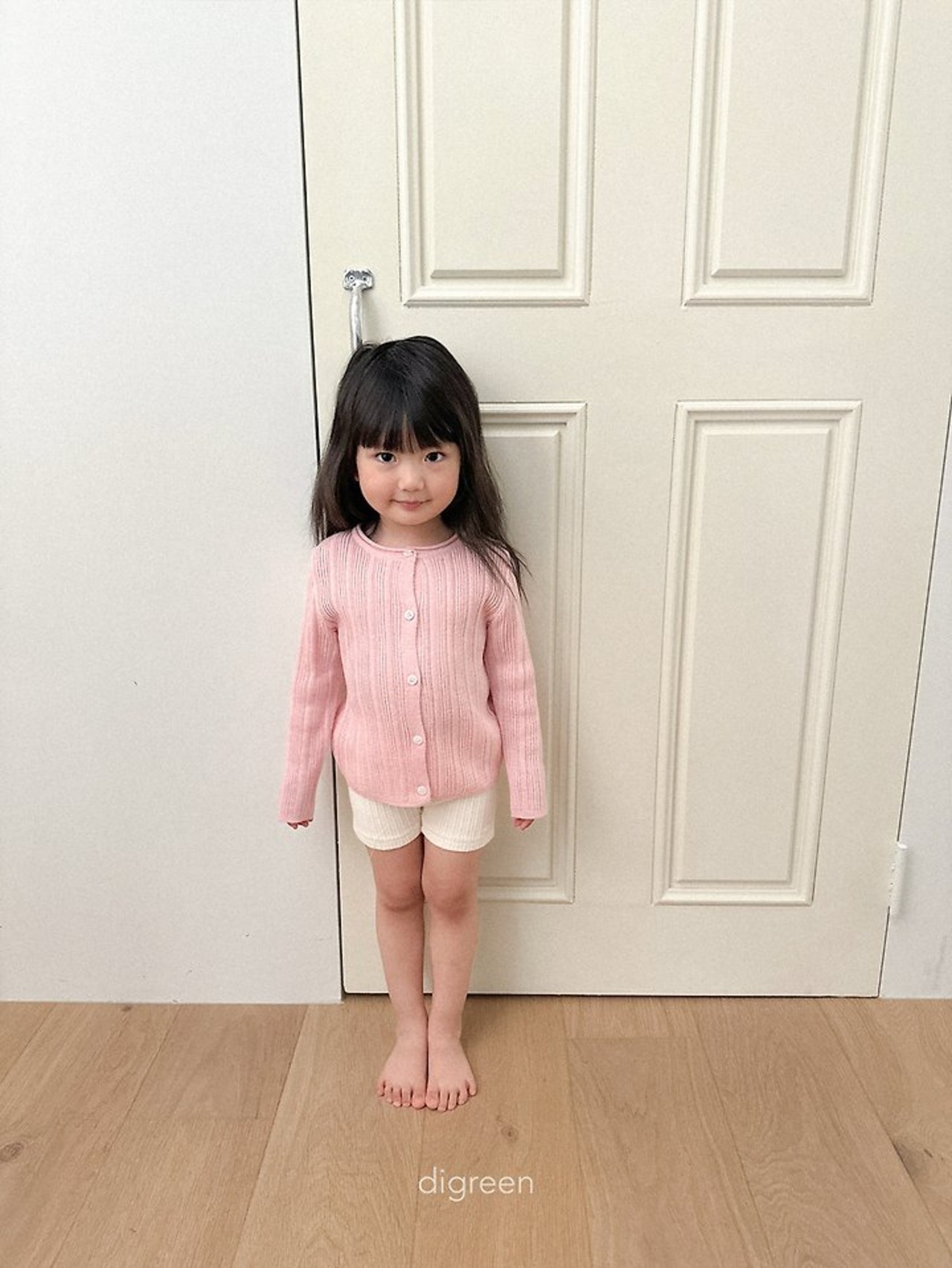 [DIGREEN] Wiggly Rib Cardigan / [디그린] 위글리골지가디건