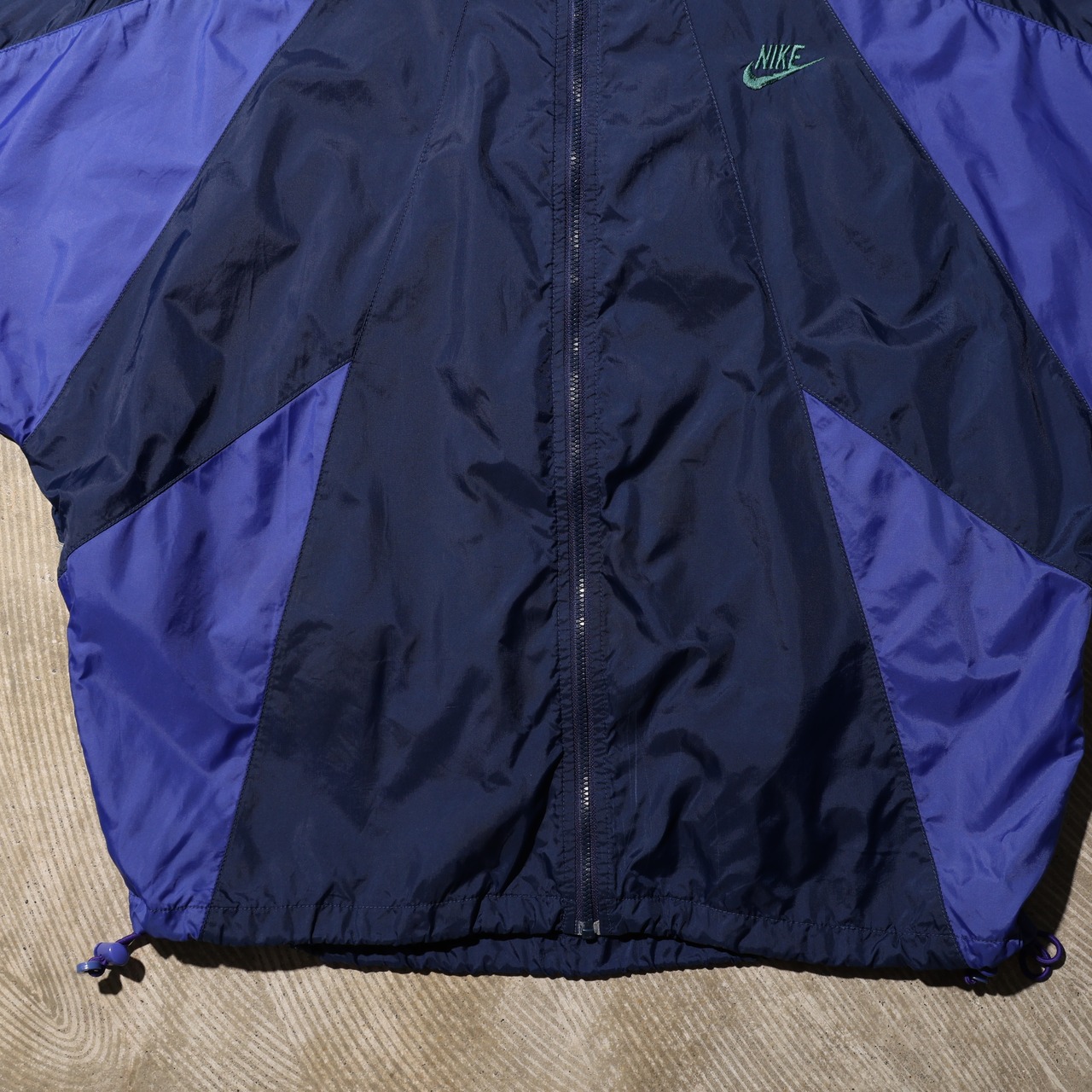 L 90s NIKE リフレクターテープ ナイロンジャケット ウインドブレーカー ナイキ