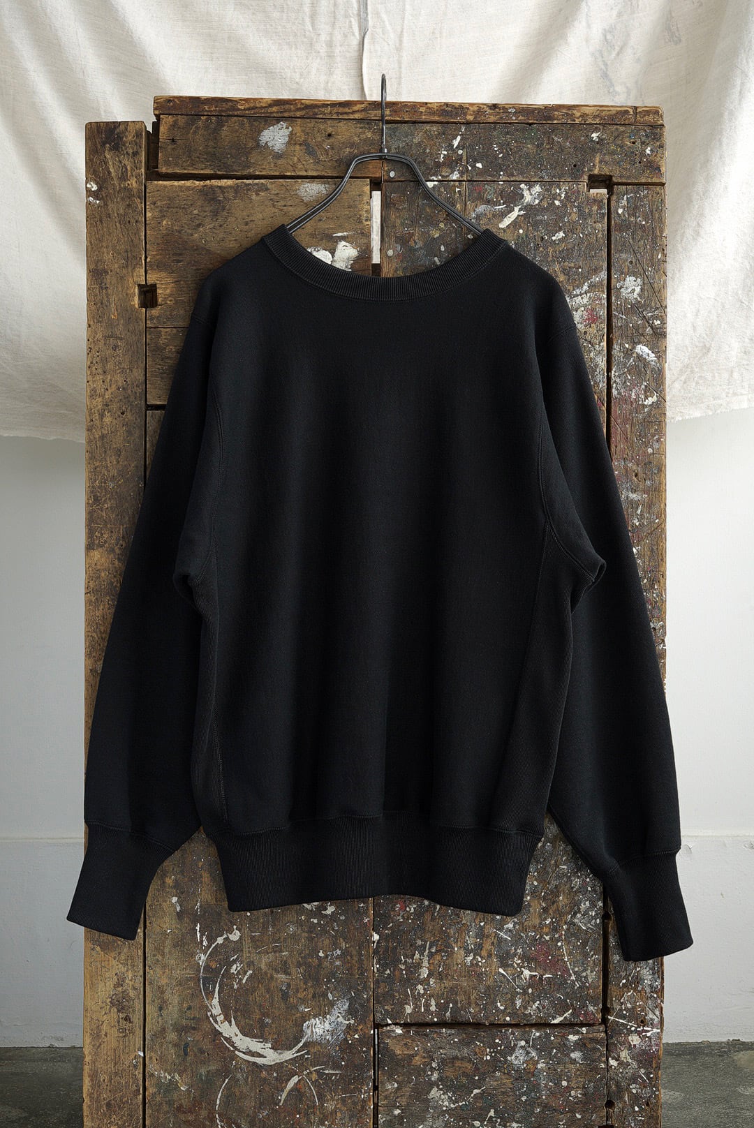 TUKI - 原田服飾研究所 - COTTON JUMPER - BLACK