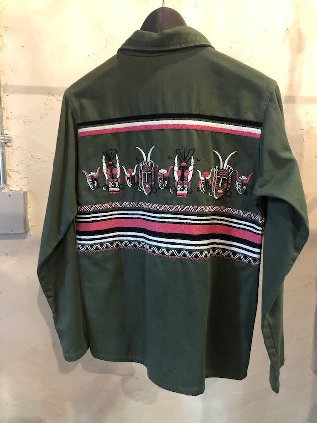 Remake embroidery vintage military jacket ヴィンテージミリタリー 