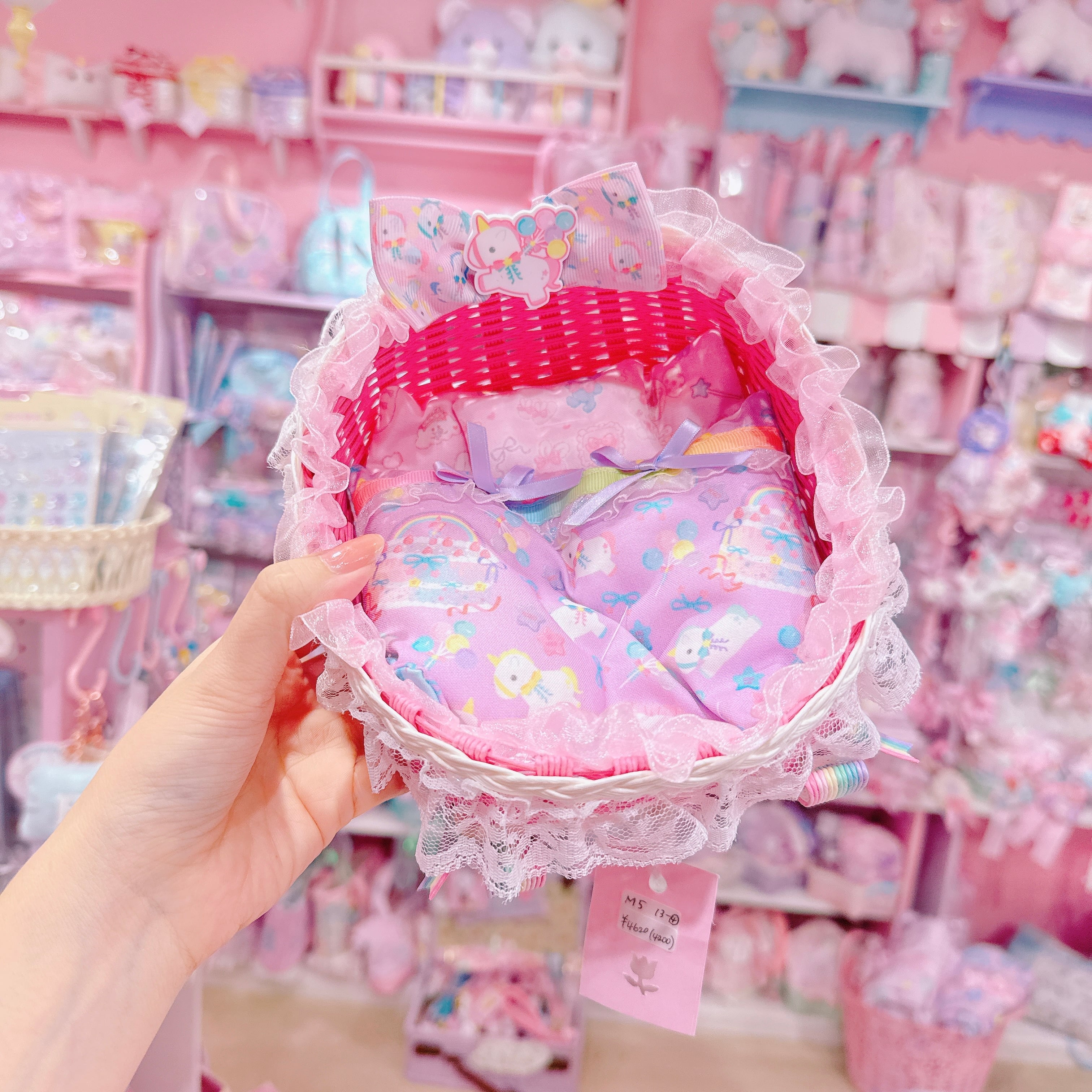 【M5】13-4ドール用ゆりかご（10～13cmぬい用）