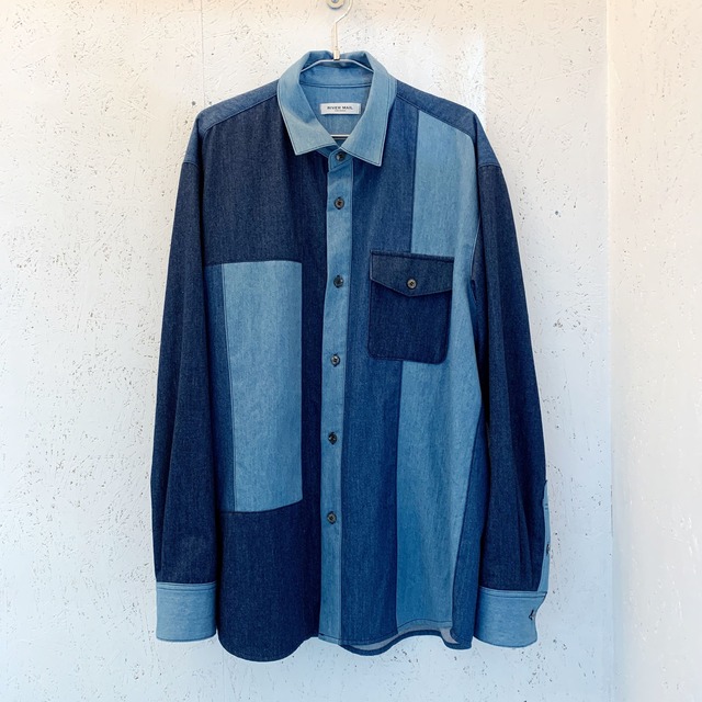 【3colors denim -Men`s shirt 】    Mサイズ